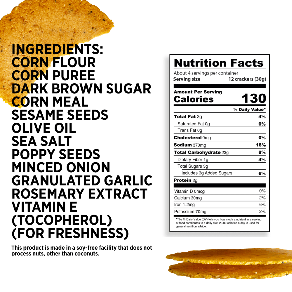 CRAIZE EVERYTHING CRACKER CRISPS - Craize Snacks - CRAIZE EVERYTHING CRACKER CRISPS - - Single Flavor - everything-2 - best sellers, New Product Tag, Single Flavor - Craize Snacks