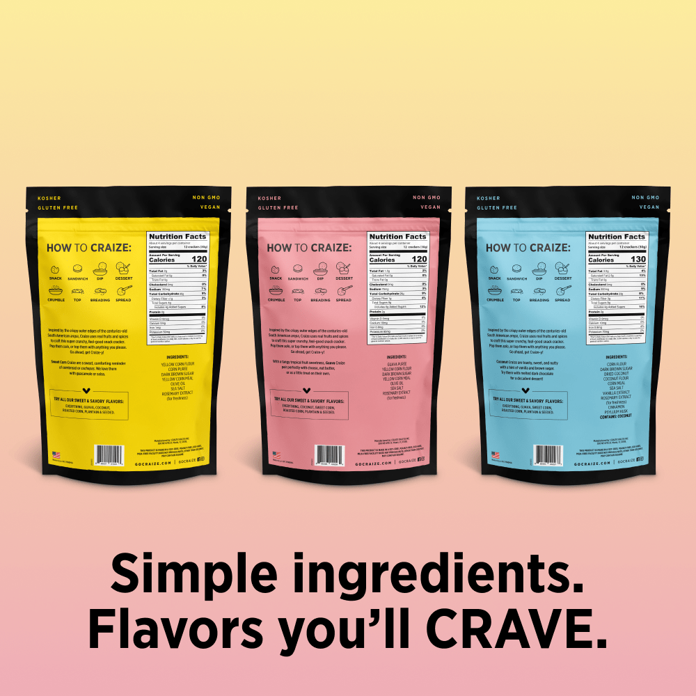 CRAIZE MIAMI MIX - OUR TOP SELLERS - Craize Snacks - CRAIZE MIAMI MIX - OUR TOP SELLERS - - Bundle - variety-pack-miami-mix-4oz-6 - - Craize Snacks