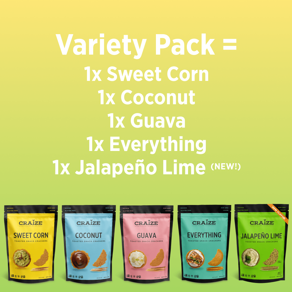 CRAIZE VARIETY PACK - TOP 5 - Craize Snacks - CRAIZE VARIETY PACK - TOP 5 - - Bundle - top-5 - - Craize Snacks