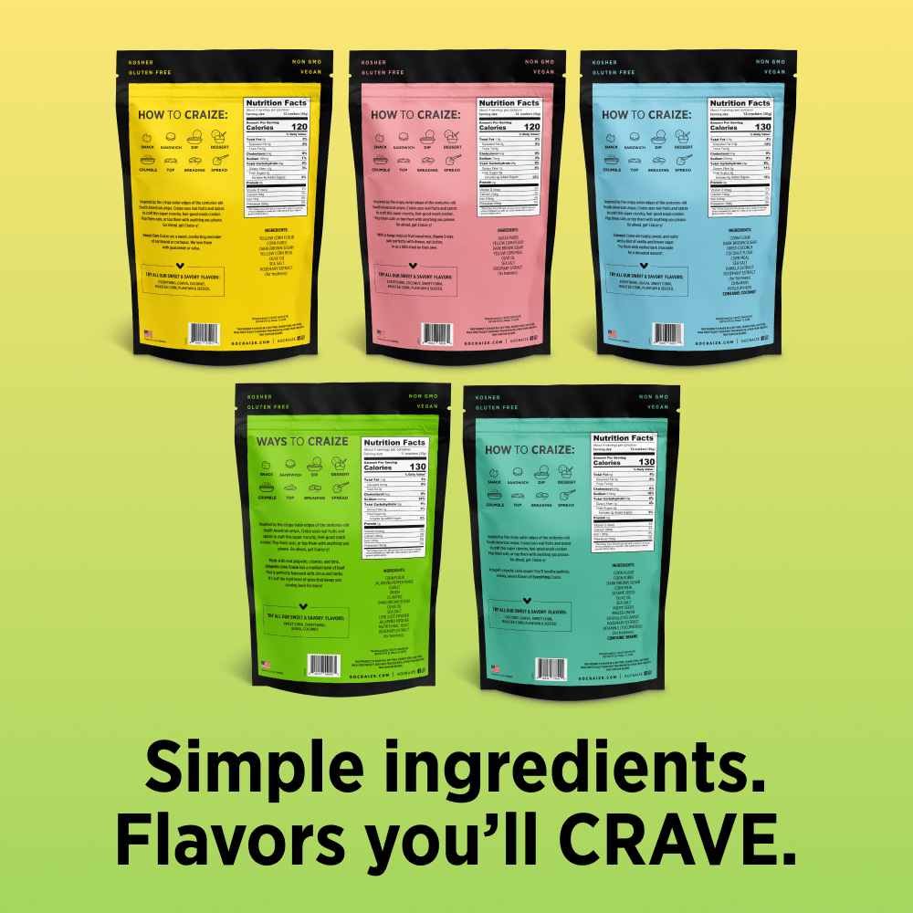 CRAIZE VARIETY PACK - TOP 5 - Craize Snacks - CRAIZE VARIETY PACK - TOP 5 - - Bundle - top-5 - - Craize Snacks