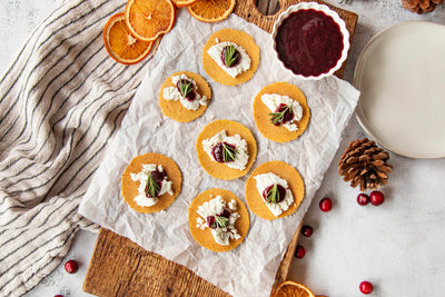 Cranberry Goat Cheese Bites