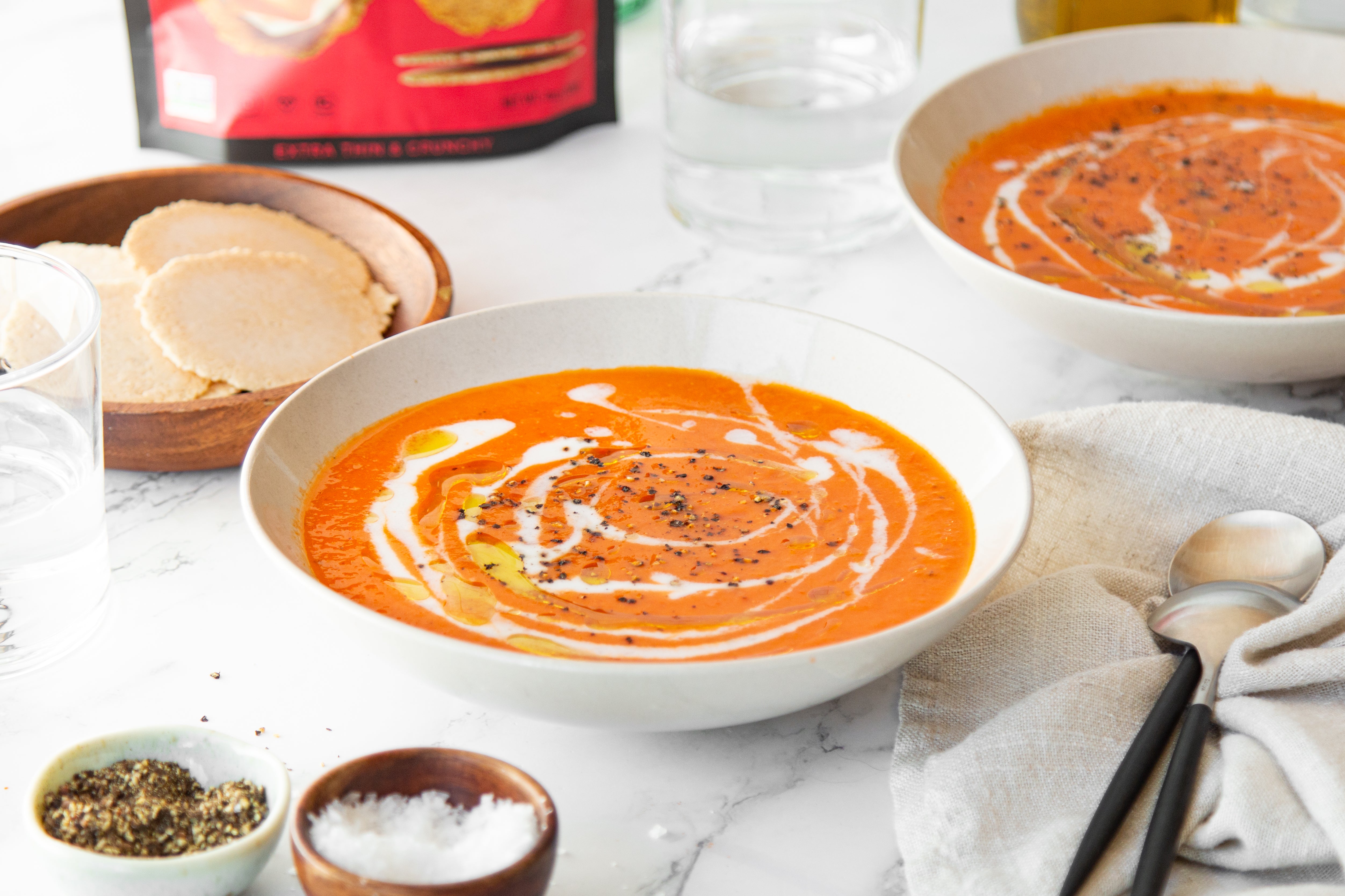 Roasted Tomato And Red Pepper Soup