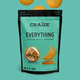 CRAIZE EVERYTHING CRACKER CRISPS (4OZ) - Craize Snacks - CRAIZE EVERYTHING CRACKER CRISPS (4OZ) -  - 4OZ / 1 Pouch for Bundle - everything-4oz-1-pouch - exclude_rebuy, exclude_storefront - Craize Snacks