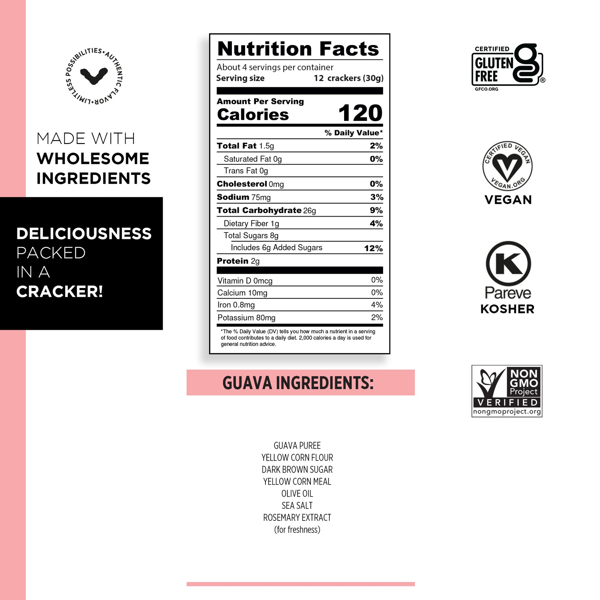 CRAIZE GUAVA CRACKER CRISPS (4OZ) - Craize Snacks - CRAIZE GUAVA CRACKER CRISPS (4OZ) -  - 4OZ / 1 Pouch for Bundle - guava-4oz-1-pouch - exclude_rebuy, exclude_storefront - Craize Snacks